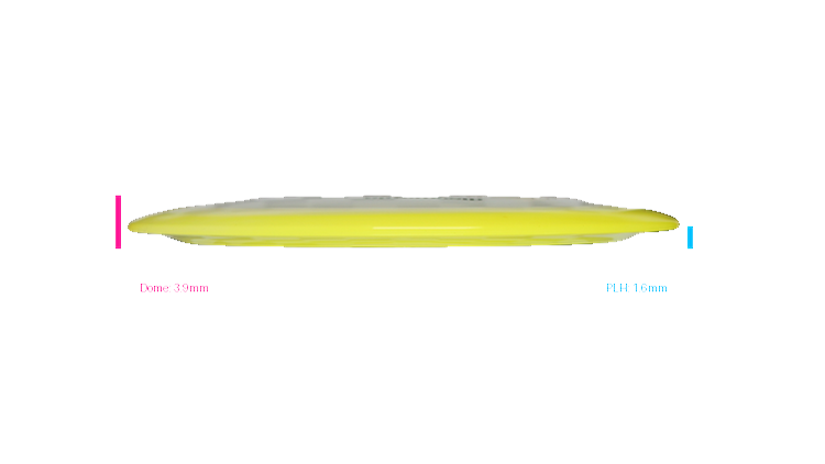 Discmania 2026 BYOP Toxic Crowns Glow Horizon C-Line DD1 Distance Driver Profile View