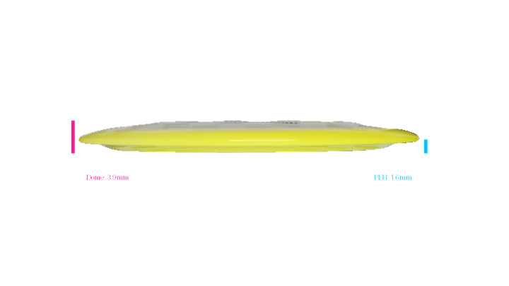 Discmania 2026 BYOP Toxic Crowns Glow Horizon C-Line DD1 Distance Driver Profile View