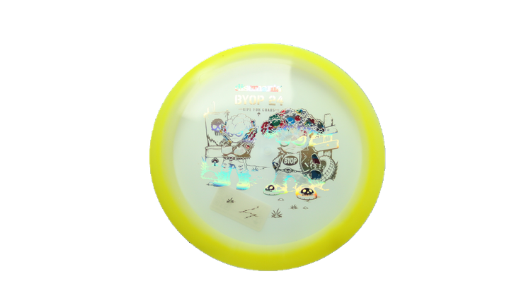 Discmania 2026 BYOP Toxic Crowns Glow Horizon C-Line DD1 Distance Driver Front View