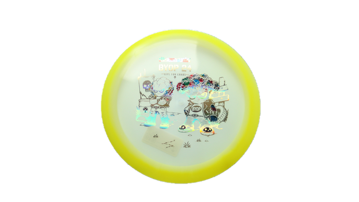 Discmania 2026 BYOP Toxic Crowns Glow Horizon C-Line DD1 Distance Driver Front View