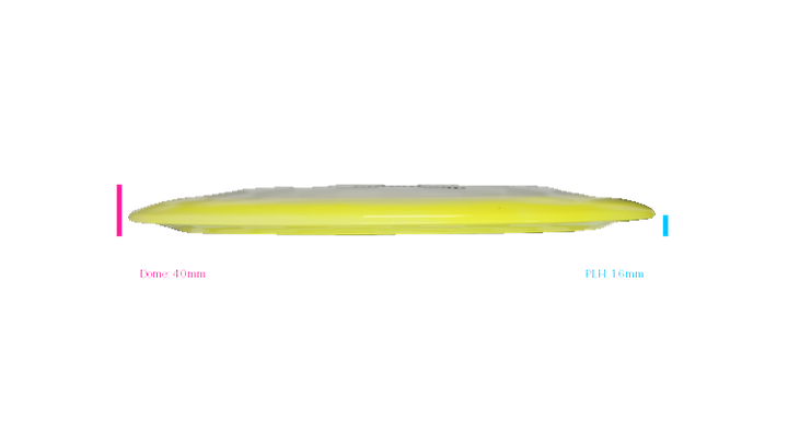 Discmania 2026 BYOP Toxic Crowns Glow Horizon C-Line DD1 Distance Driver Profile View