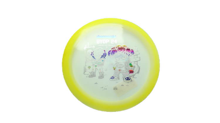 Discmania 2026 BYOP Toxic Crowns Glow Horizon C-Line DD1 Distance Driver Front View