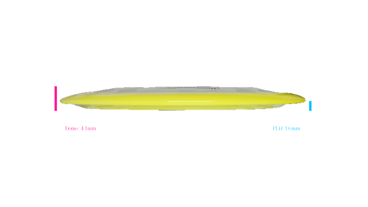 Discmania 2026 BYOP Toxic Crowns Glow Horizon C-Line DD1 Distance Driver Profile View