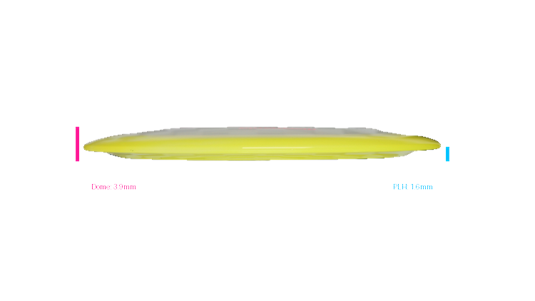Discmania 2026 BYOP Toxic Crowns Glow Horizon C-Line DD1 Distance Driver Profile View