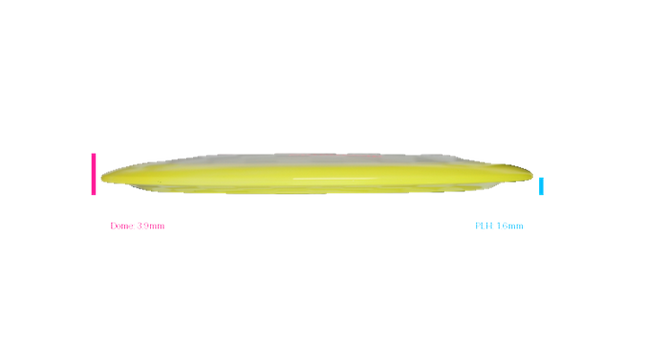 Discmania 2026 BYOP Toxic Crowns Glow Horizon C-Line DD1 Distance Driver Profile View