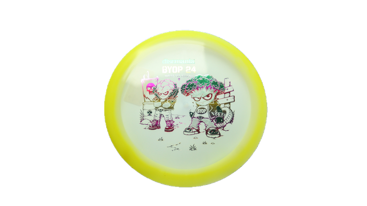 Discmania 2026 BYOP Toxic Crowns Glow Horizon C-Line DD1 Distance Driver Front View