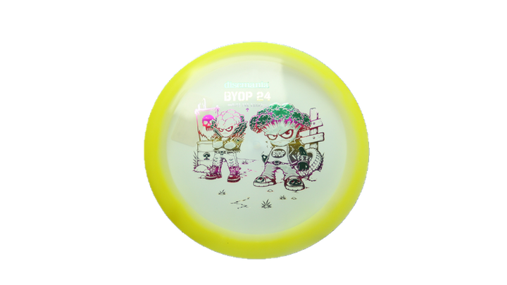 Discmania 2026 BYOP Toxic Crowns Glow Horizon C-Line DD1 Distance Driver Front View