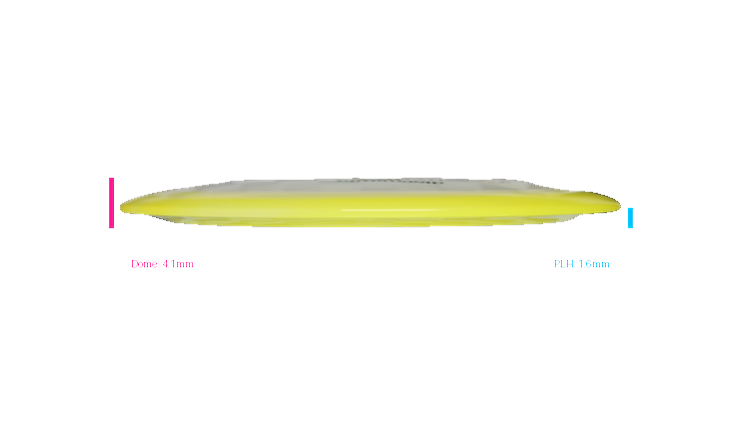 Discmania 2026 BYOP Toxic Crowns Glow Horizon C-Line DD1 Distance Driver Profile View