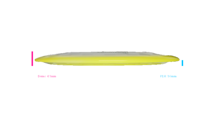 Discmania 2026 BYOP Toxic Crowns Glow Horizon C-Line DD1 Distance Driver Profile View