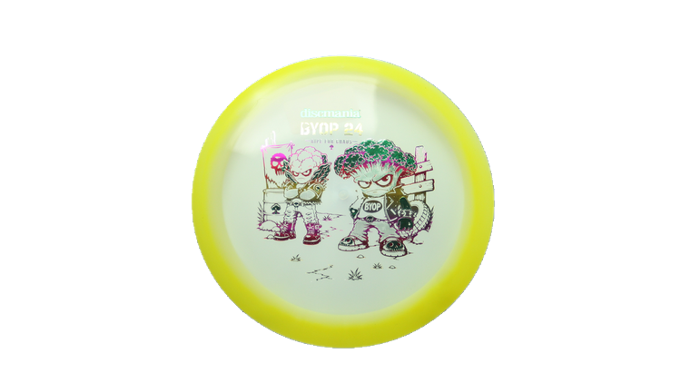 Discmania 2026 BYOP Toxic Crowns Glow Horizon C-Line DD1 Distance Driver Front View