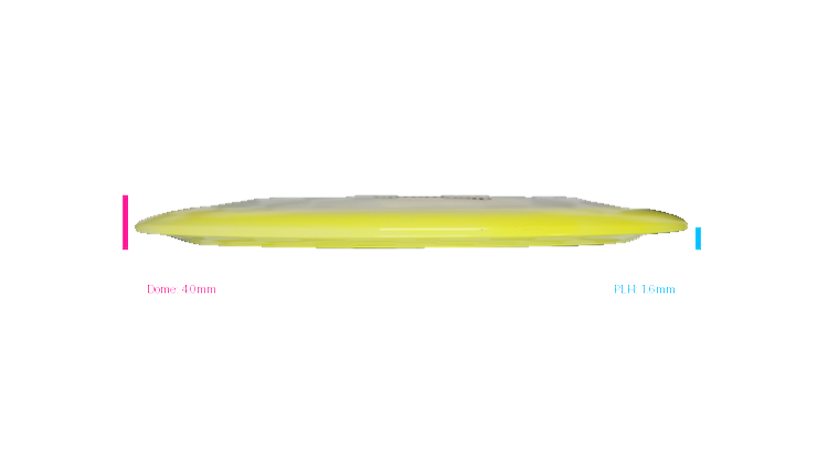 Discmania 2026 BYOP Toxic Crowns Glow Horizon C-Line DD1 Distance Driver Profile View