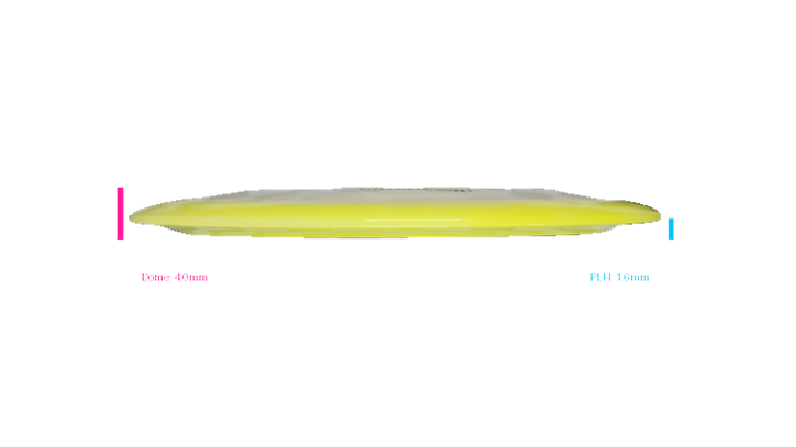 Discmania 2026 BYOP Toxic Crowns Glow Horizon C-Line DD1 Distance Driver Profile View