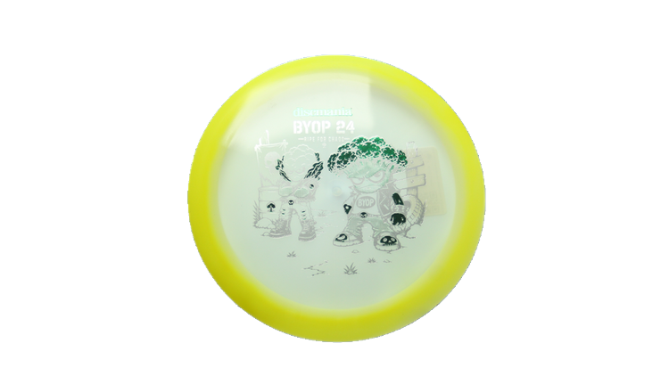 Discmania 2026 BYOP Toxic Crowns Glow Horizon C-Line DD1 Distance Driver Front View