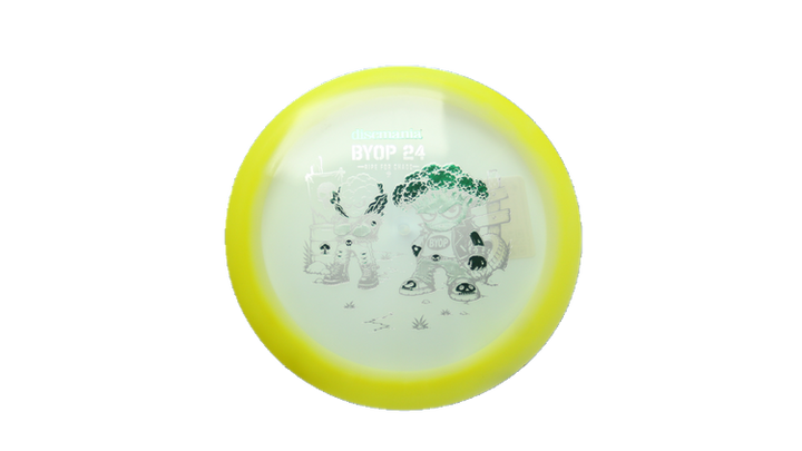 Discmania 2026 BYOP Toxic Crowns Glow Horizon C-Line DD1 Distance Driver Front View