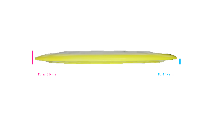 Discmania 2026 BYOP Toxic Crowns Glow Horizon C-Line DD1 Distance Driver Profile View