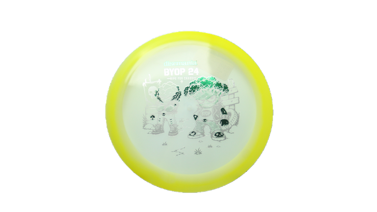 Discmania 2026 BYOP Toxic Crowns Glow Horizon C-Line DD1 Distance Driver Front View