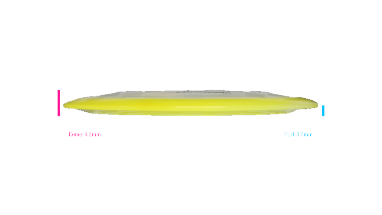Discmania 2026 BYOP Toxic Crowns Glow Horizon C-Line DD1 Distance Driver Profile View