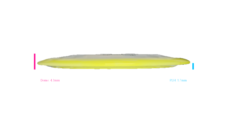 Discmania 2026 BYOP Toxic Crowns Glow Horizon C-Line DD1 Distance Driver Profile View