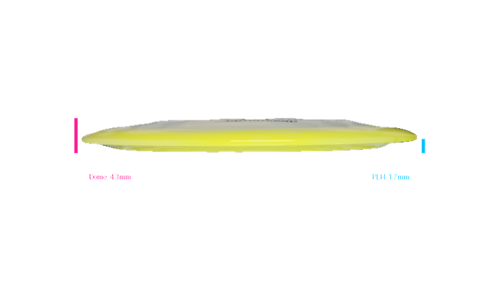 Discmania 2026 BYOP Toxic Crowns Glow Horizon C-Line DD1 Distance Driver Profile View