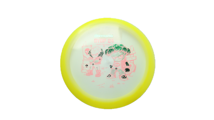 Discmania 2026 BYOP Toxic Crowns Glow Horizon C-Line DD1 Distance Driver Front View
