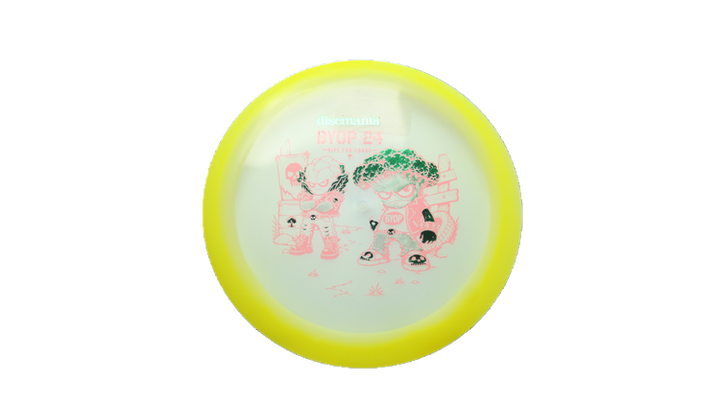 Discmania 2026 BYOP Toxic Crowns Glow Horizon C-Line DD1 Distance Driver Front View