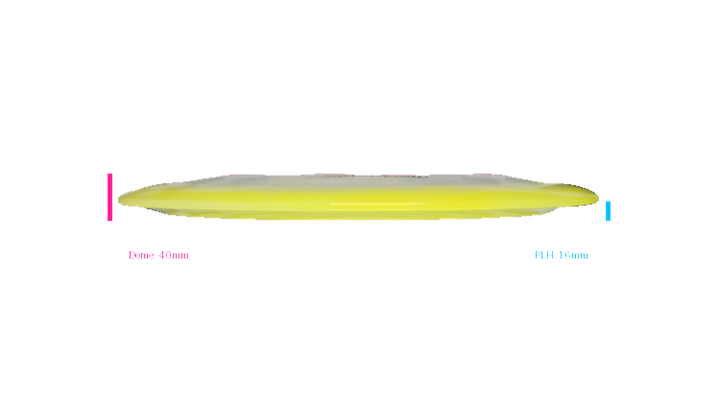 Discmania 2026 BYOP Toxic Crowns Glow Horizon C-Line DD1 Distance Driver Profile View