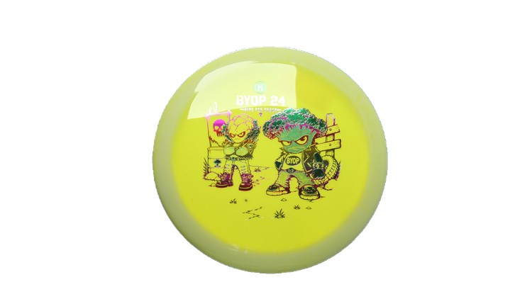 Kastaplast 2026 BYOP Toxic Crowns K1 Grind Falk Fairway Driver Front View