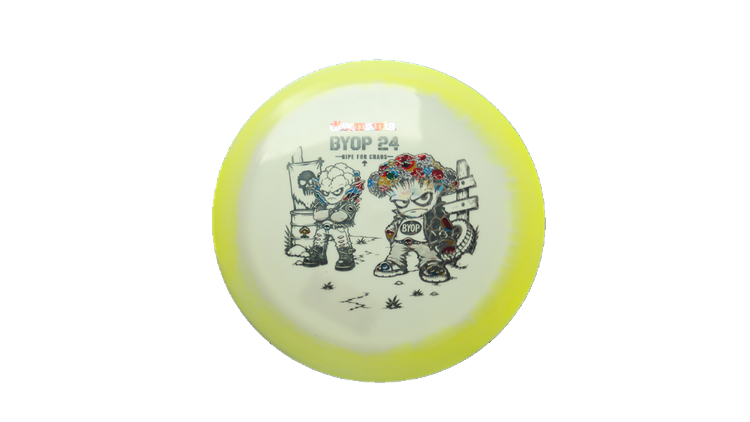 Discmania 2026 BYOP Toxic Crowns Glow Horizon C-Line DD2 Distance Driver Front View