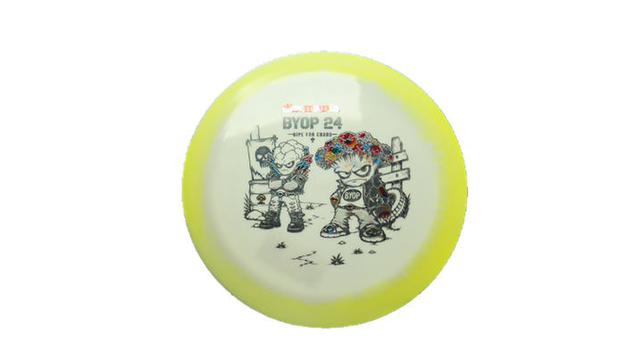 Discmania 2026 BYOP Toxic Crowns Glow Horizon C-Line DD2 Distance Driver Front View