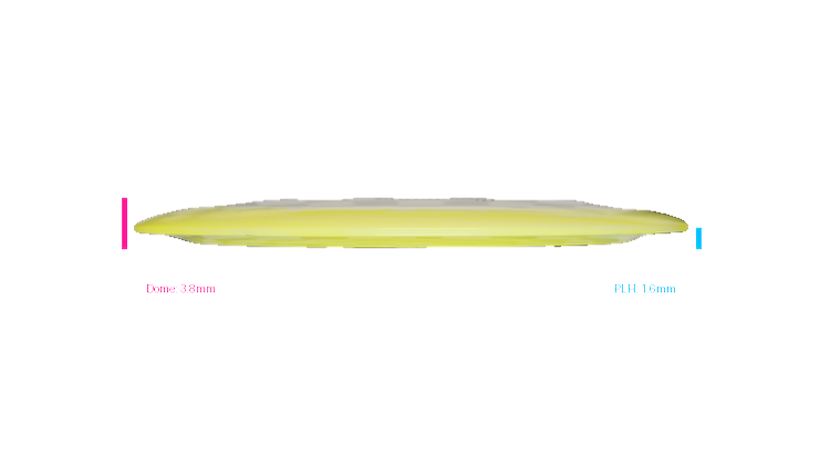Discmania 2026 BYOP Toxic Crowns Glow Horizon C-Line DD2 Distance Driver Profile View