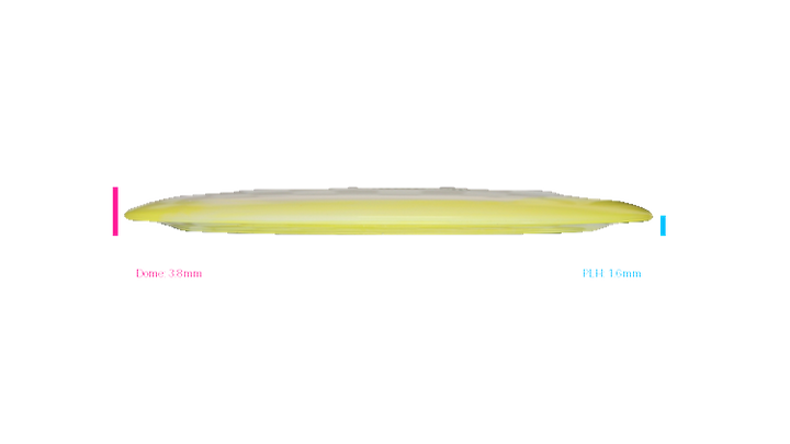 Discmania 2026 BYOP Toxic Crowns Glow Horizon C-Line DD2 Distance Driver Profile View