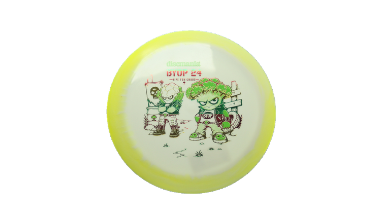 Discmania 2026 BYOP Toxic Crowns Glow Horizon C-Line DD2 Distance Driver Front View