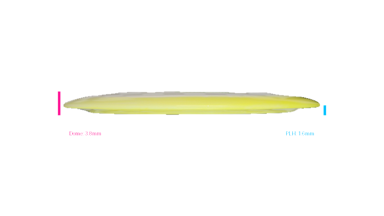 Discmania 2026 BYOP Toxic Crowns Glow Horizon C-Line DD2 Distance Driver Profile View