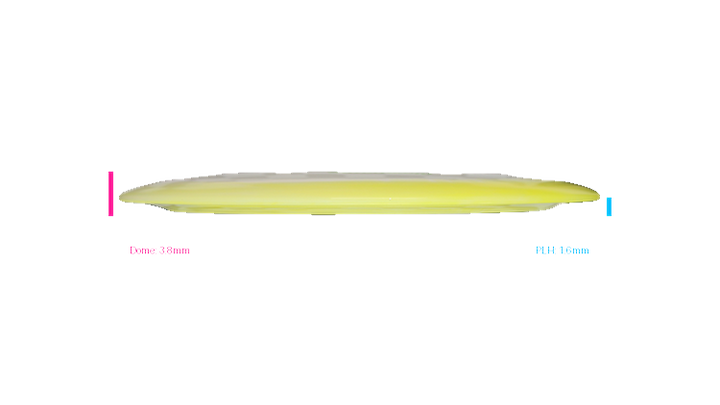 Discmania 2026 BYOP Toxic Crowns Glow Horizon C-Line DD2 Distance Driver Profile View