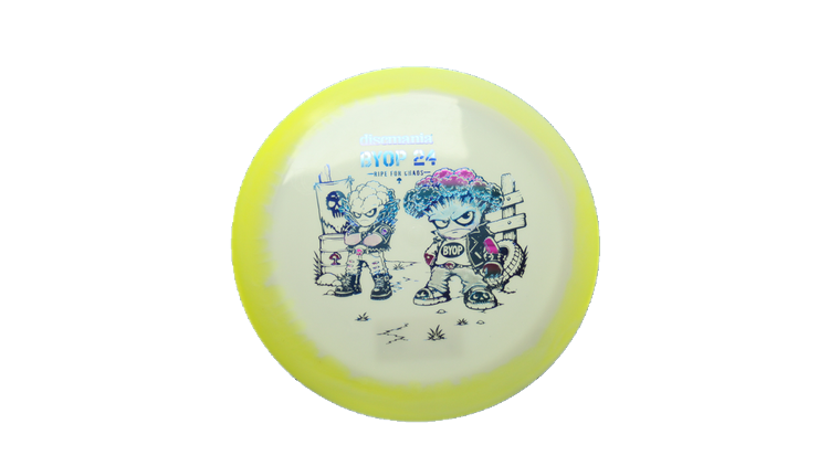 Discmania 2026 BYOP Toxic Crowns Glow Horizon C-Line DD2 Distance Driver Front View