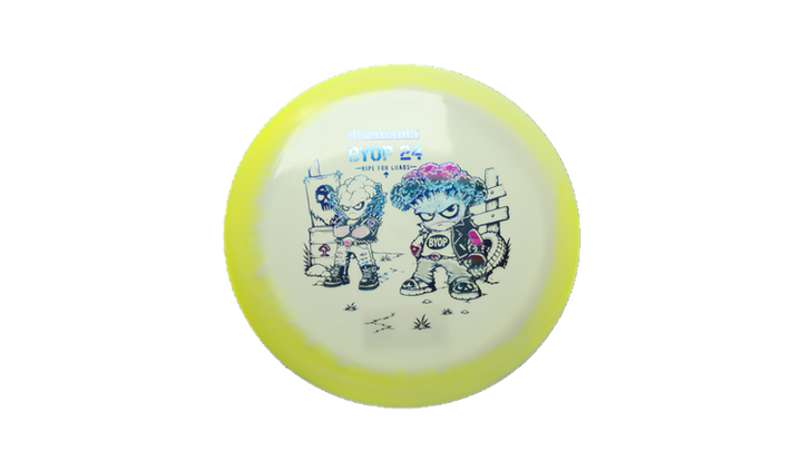Discmania 2026 BYOP Toxic Crowns Glow Horizon C-Line DD2 Distance Driver Front View