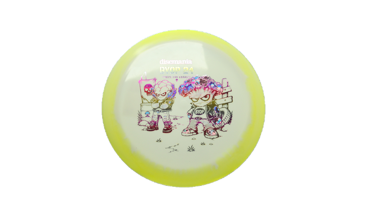 Discmania 2026 BYOP Toxic Crowns Glow Horizon C-Line DD2 Distance Driver Front View