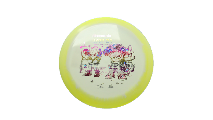 Discmania 2026 BYOP Toxic Crowns Glow Horizon C-Line DD2 Distance Driver Front View