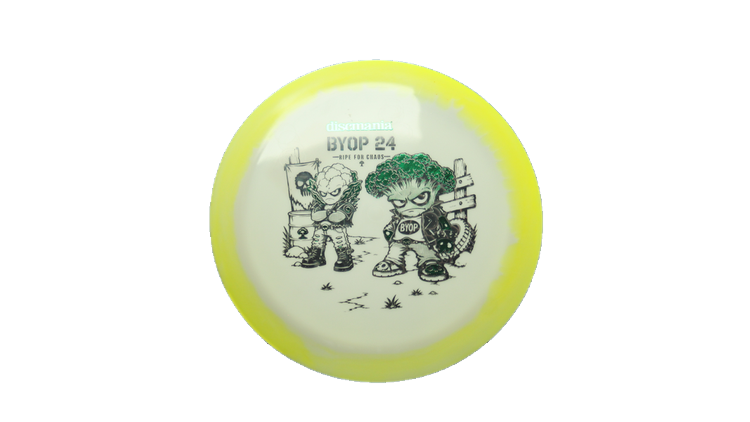 Discmania 2026 BYOP Toxic Crowns Glow Horizon C-Line DD2 Distance Driver Front View
