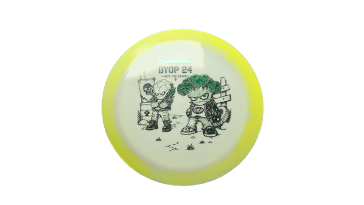Discmania 2026 BYOP Toxic Crowns Glow Horizon C-Line DD2 Distance Driver Front View