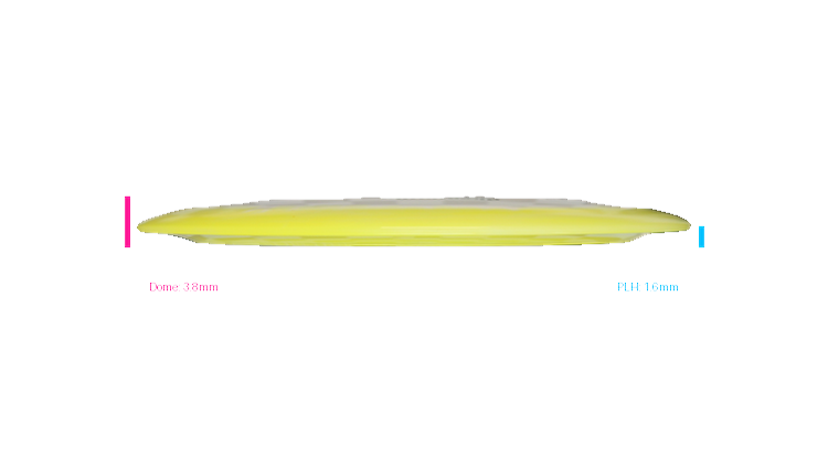 Discmania 2026 BYOP Toxic Crowns Glow Horizon C-Line DD2 Distance Driver Profile View