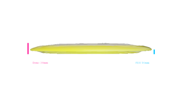 Discmania 2026 BYOP Toxic Crowns Glow Horizon C-Line DD2 Distance Driver Profile View