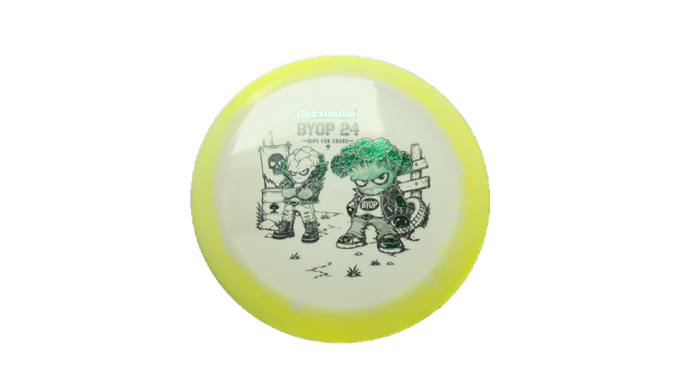 Discmania 2026 BYOP Toxic Crowns Glow Horizon C-Line DD2 Distance Driver Front View