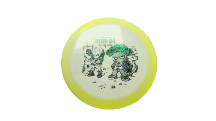 Discmania 2026 BYOP Toxic Crowns Glow Horizon C-Line DD2 Distance Driver Front View