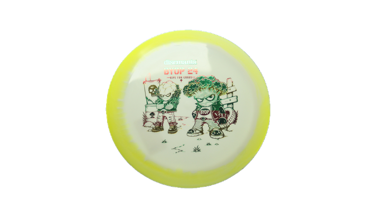 Discmania 2026 BYOP Toxic Crowns Glow Horizon C-Line DD2 Distance Driver Front View