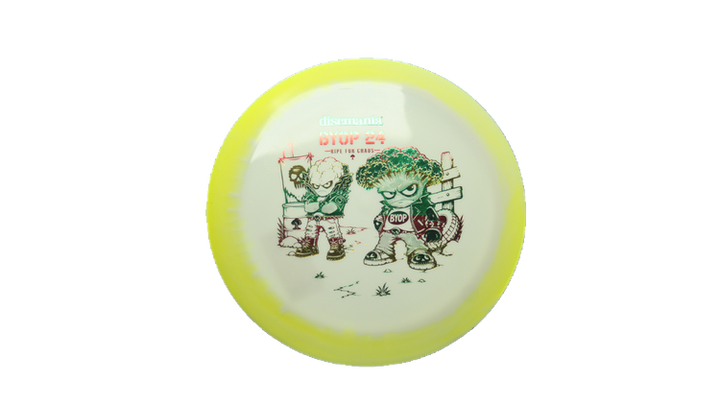 Discmania 2026 BYOP Toxic Crowns Glow Horizon C-Line DD2 Distance Driver Front View