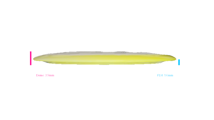 Discmania 2026 BYOP Toxic Crowns Glow Horizon C-Line DD2 Distance Driver Profile View