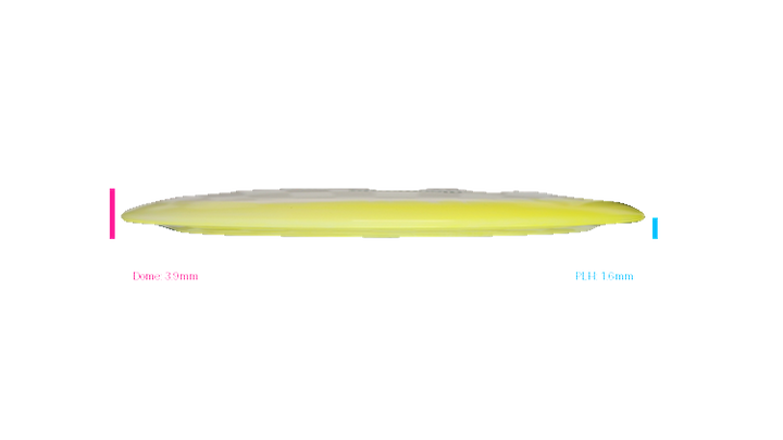 Discmania 2026 BYOP Toxic Crowns Glow Horizon C-Line DD2 Distance Driver Profile View