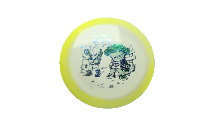 Discmania 2026 BYOP Toxic Crowns Glow Horizon C-Line DD2 Distance Driver Front View