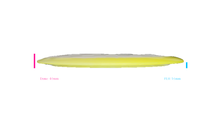 Discmania 2026 BYOP Toxic Crowns Glow Horizon C-Line DD2 Distance Driver Profile View